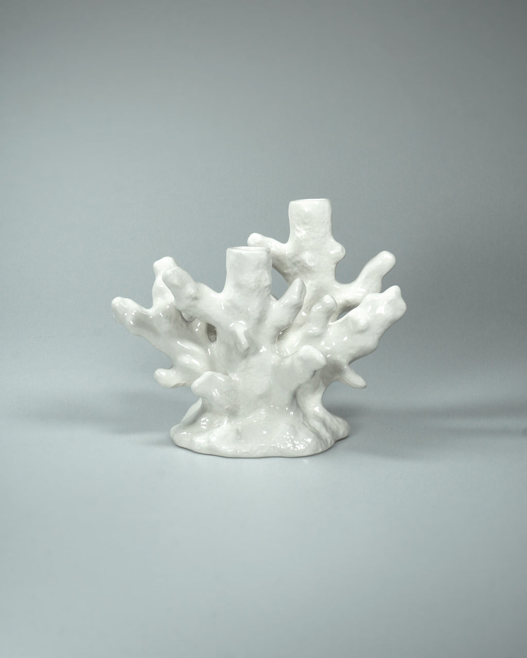 CORAL CANDLEHOLDER white - 3 Candles