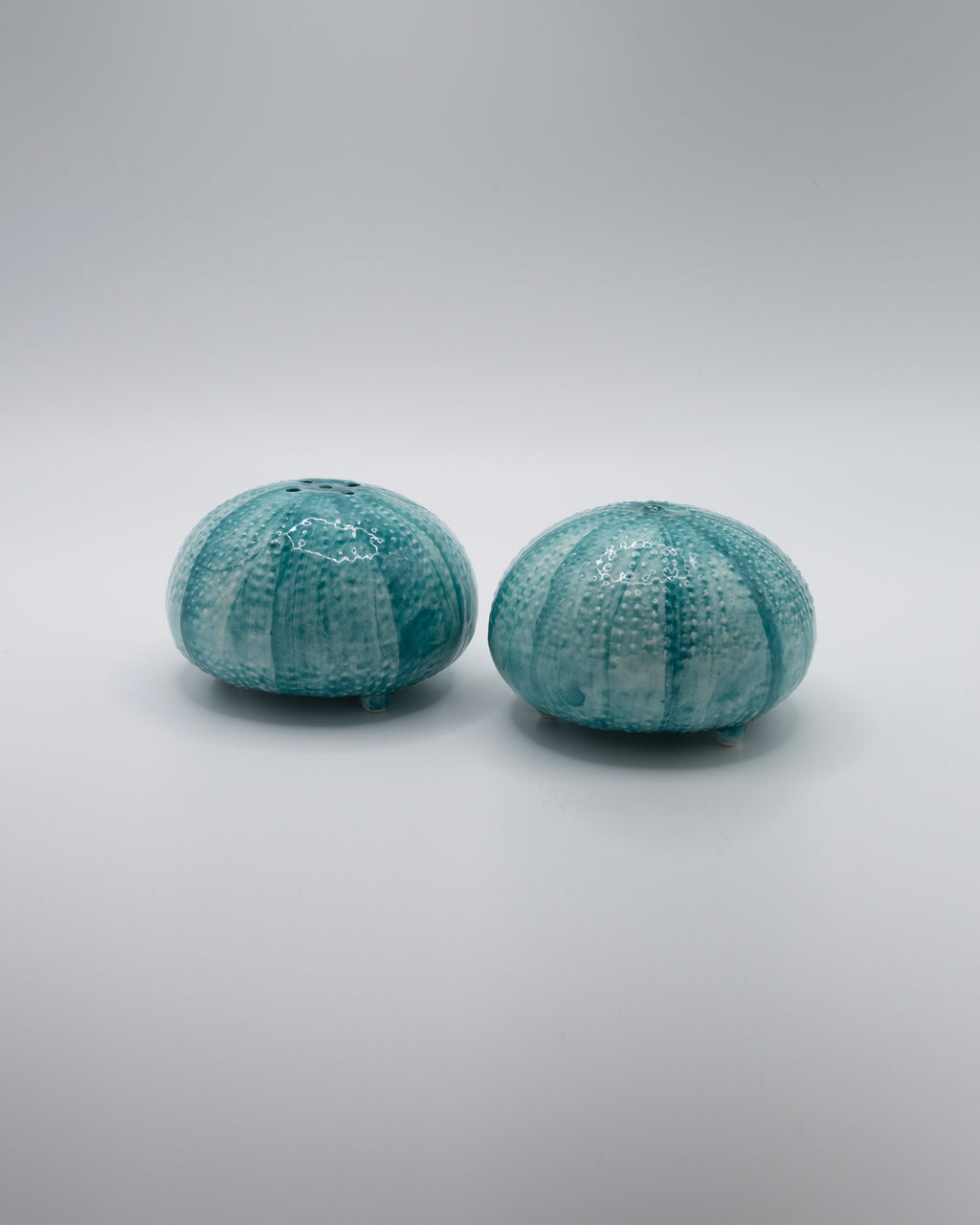 SEA URCHINS "Ricco di Mare" Salt & Pepper Shaker blue