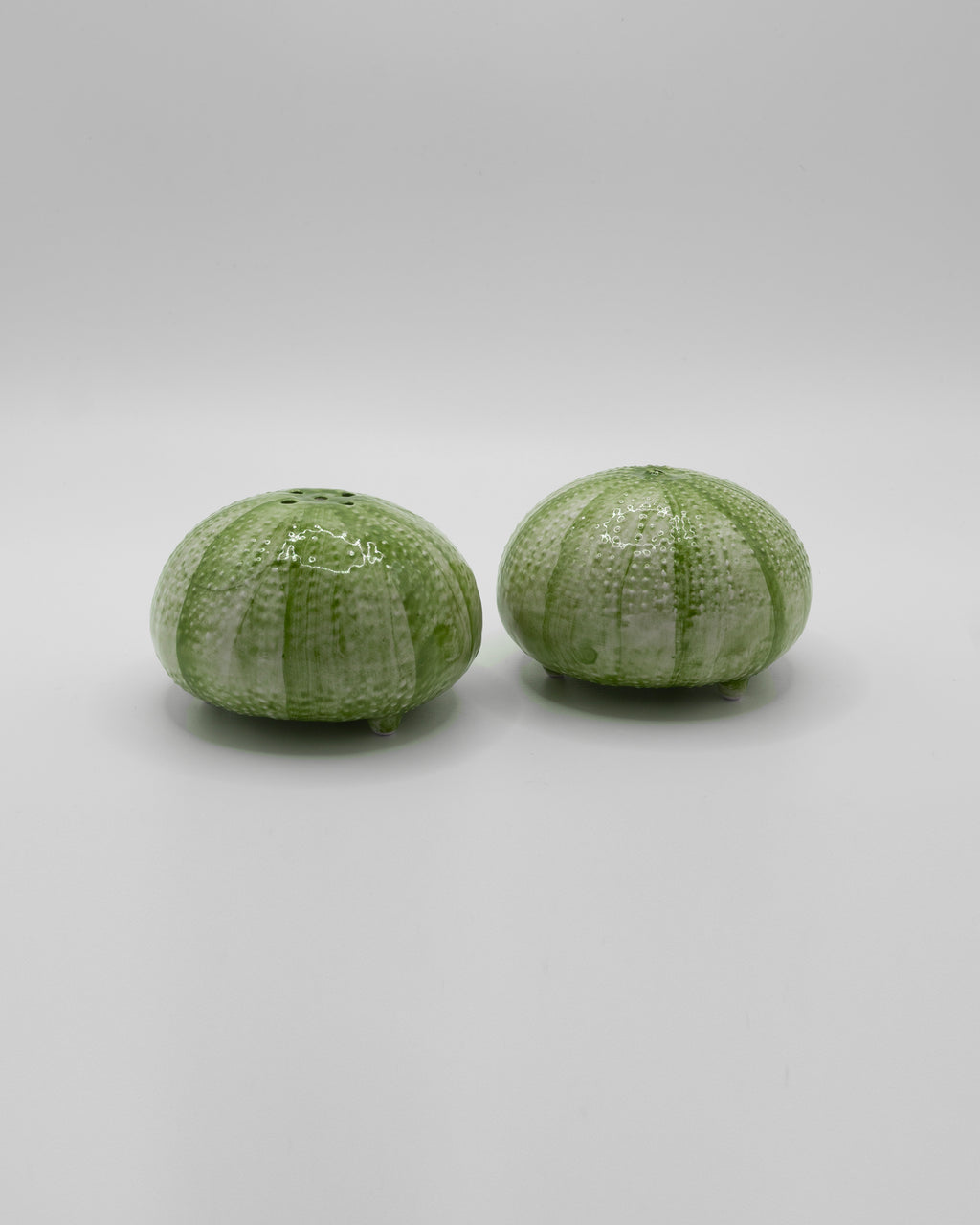 SEA URCHINS "Ricco di Mare" Salt & Pepper Shaker green