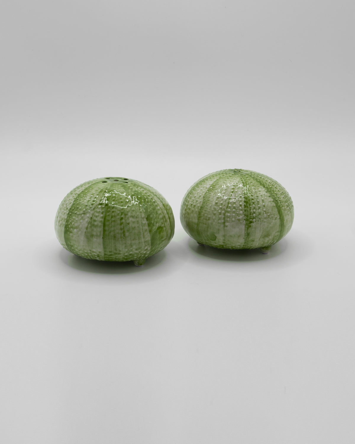 SEA URCHINS "Ricco di Mare" Salt & Pepper Shaker green